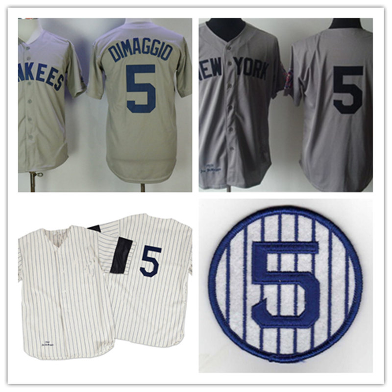 Mens #5 Joe DiMaggio baseball Jerseys Stitched 1948 #5 Joe DiMaggio retirement Patch Jersey M-3XL, Black
Mens #5 Joe DiMaggio baseball Jerseys Stitched 1948 #5 Joe DiMaggio retirement Patch Jersey M-3XL, Black