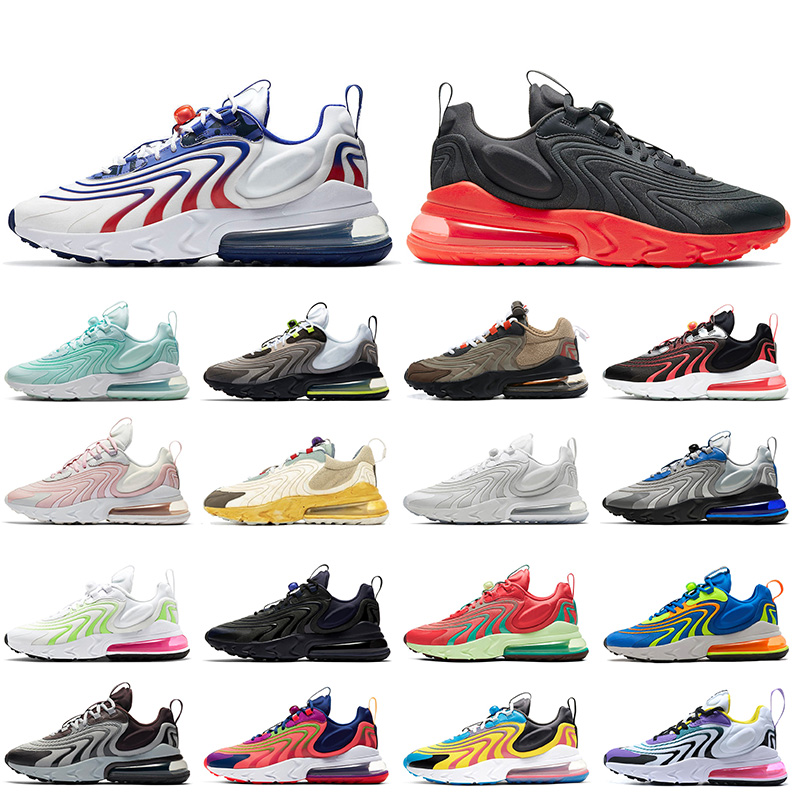 2021 New Fashion Women Mens React ENG Running Shoes USA Black Oragne Triple White Travis Cactus Trails Pink Volt Sneakers Trainers, #45 triple black 36-45
2021 New Fashion Women Mens React ENG Running Shoes USA Black Oragne Triple White Travis Cactus Trails Pink Volt Sneakers Trainers, #45 triple black 36-45