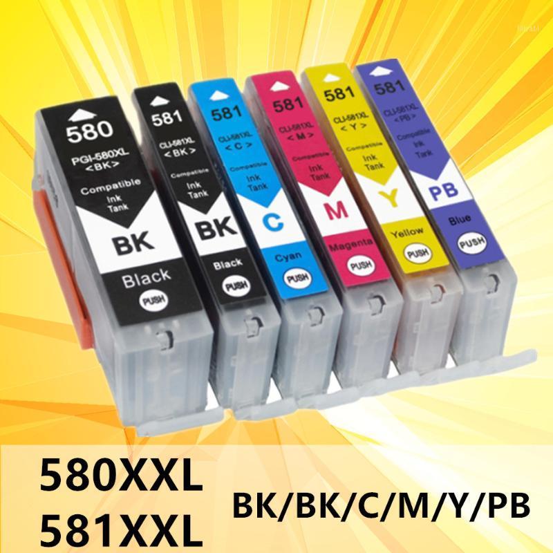 PGI-580 CLI-581 PGI-580XXL CLI-581XXL Ink Cartridges Compatible Canon 580 581 580XXL 581XXL Work with Canon Pixma TS8150 TS81511
PGI-580 CLI-581 PGI-580XXL CLI-581XXL Ink Cartridges Compatible Canon 580 581 580XXL 581XXL Work with Canon Pixma TS8150 TS81511