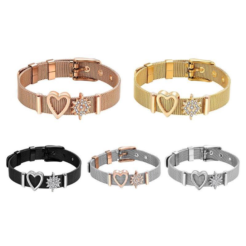 Charm Bracelets Stainless Steel Mesh Bracelet DIY Combination Bangle Women Jewelry Valentine's Day Gift For Girl Friend Boy
Charm Bracelets Stainless Steel Mesh Bracelet DIY Combination Bangle Women Jewelry Valentine's Day Gift For Girl Friend Boy