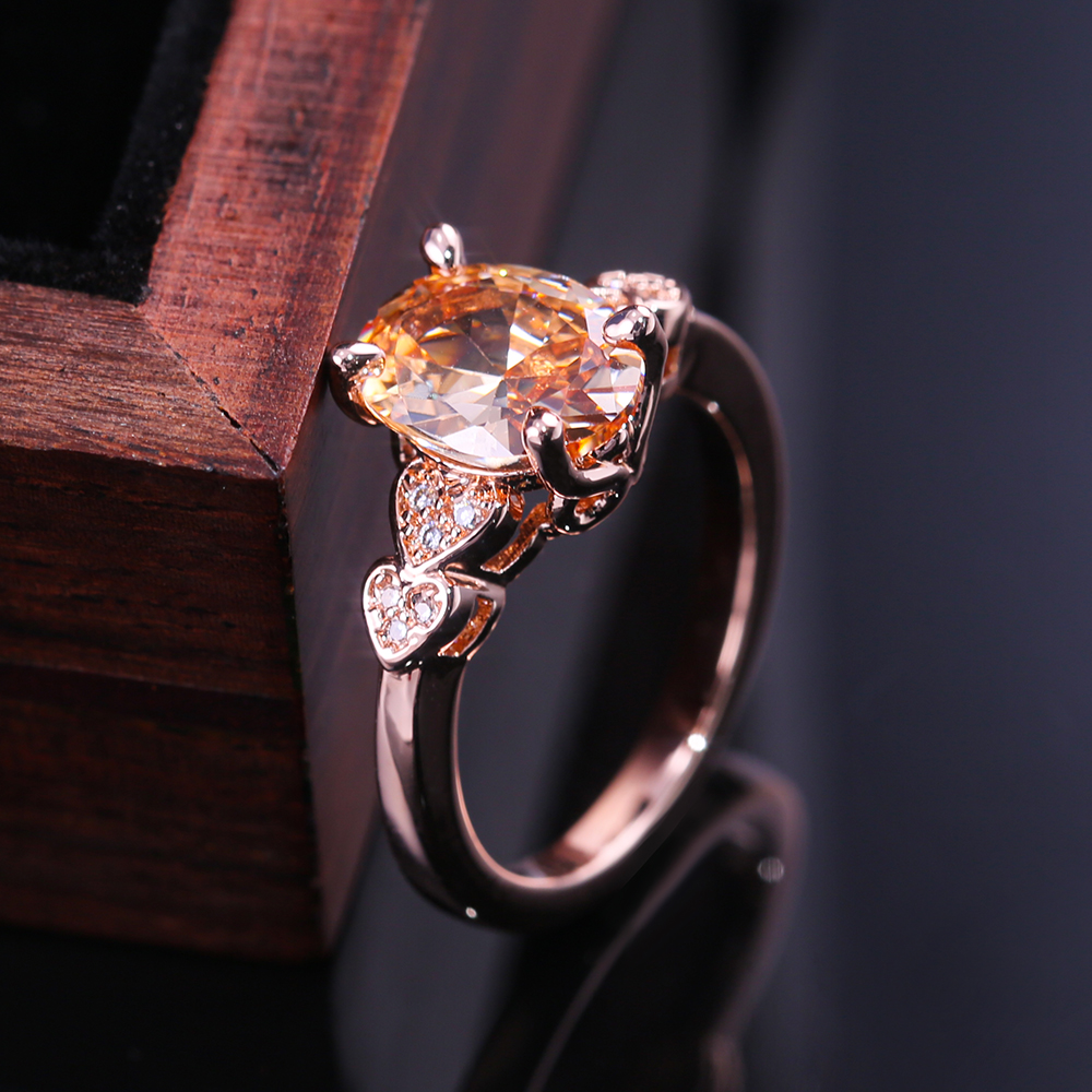 Februaryfrost Brand Designer Champagne Pear Shaped Engagement Ring For Women With Heart Design Band Romantic Rose Gold Ring Wholesale Lots&B, Silver
Februaryfrost Brand Designer Champagne Pear Shaped Engagement Ring For Women With Heart Design Band Romantic Rose Gold Ring Wholesale Lots&B, Silver