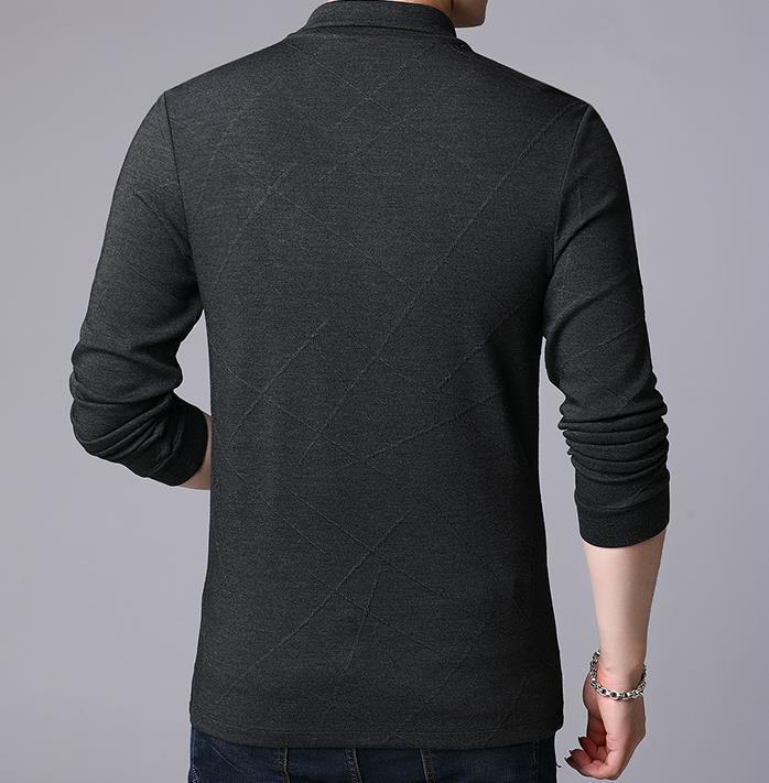men's autumn winter thick half-high collar Knitted sweater men trend slim warm long sleeve Sweaters 1088 201118