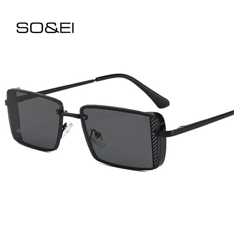Sunglasses SO&EI Fashion Rectangle Colorful Women Vintage Metal Frame Blue Red Lens Eyewear Men Square Shades UV400 Sun Glasses
Sunglasses SO&EI Fashion Rectangle Colorful Women Vintage Metal Frame Blue Red Lens Eyewear Men Square Shades UV400 Sun Glasses
