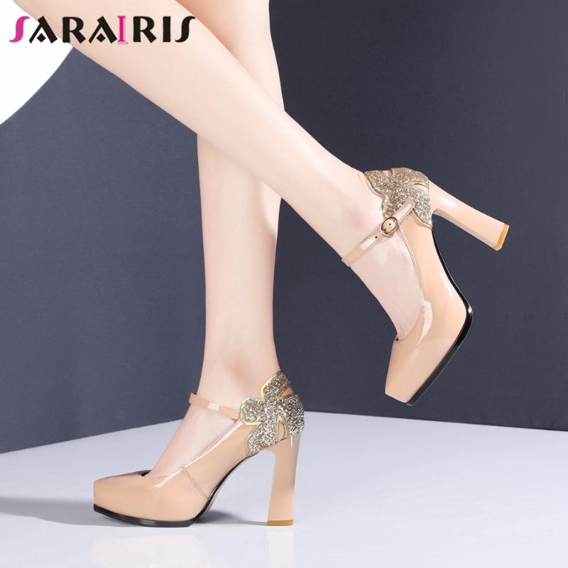 SARAIRIS Office Ladies High Heels Pumps Fashion Patent Leather Pumps Women Cool Pointed Toe Platform Shoes Woman, Apricot
SARAIRIS Office Ladies High Heels Pumps Fashion Patent Leather Pumps Women Cool Pointed Toe Platform Shoes Woman, Apricot
