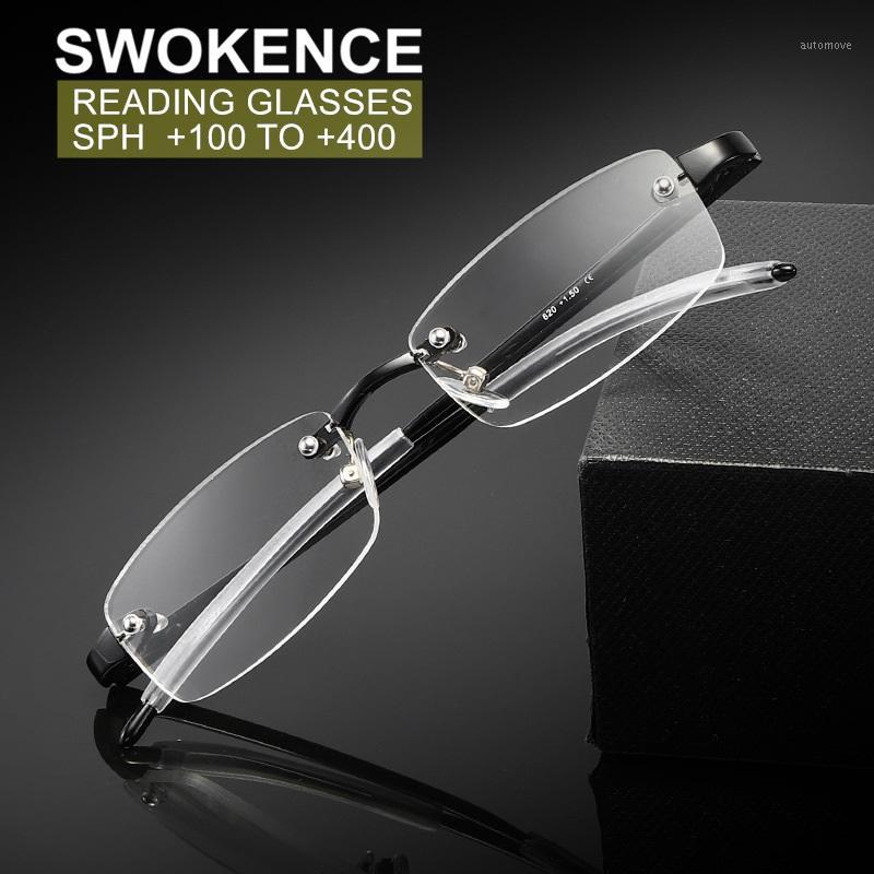 SWOKENCE Rimless Reading Glasses SPH +100 TO +400 Women Men Anti Fatigue Spectacles For Presbyopic Hyperopia Eyeglasses G3871
SWOKENCE Rimless Reading Glasses SPH +100 TO +400 Women Men Anti Fatigue Spectacles For Presbyopic Hyperopia Eyeglasses G3871