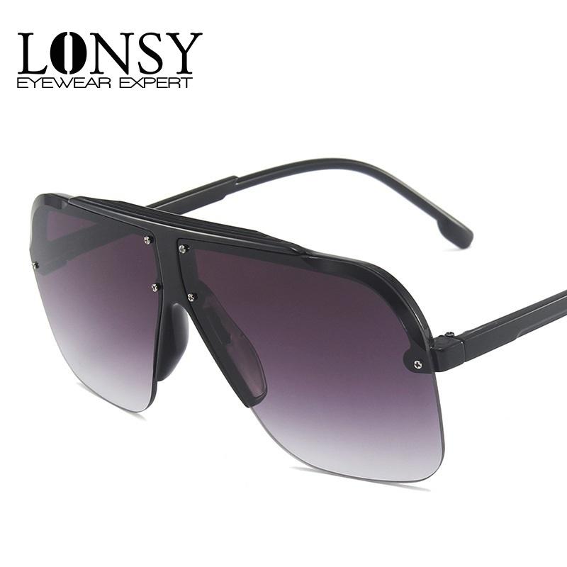 LONSY Oversized Square Sunglasses Men Designer Vintage Outdoor Driving Sun Glasses Male Goggles UV400 Oculos
LONSY Oversized Square Sunglasses Men Designer Vintage Outdoor Driving Sun Glasses Male Goggles UV400 Oculos