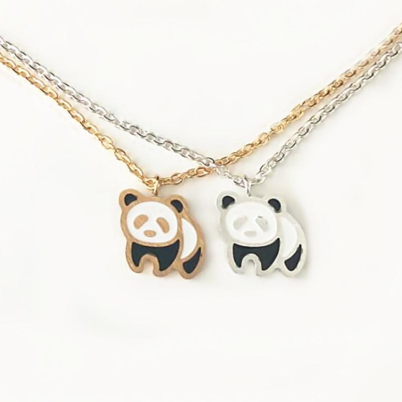 Stainless Steel panda Necklace For Children Gold And Silver Color Animals Pendant Necklace Fashion Jewelry BFF
Stainless Steel panda Necklace For Children Gold And Silver Color Animals Pendant Necklace Fashion Jewelry BFF