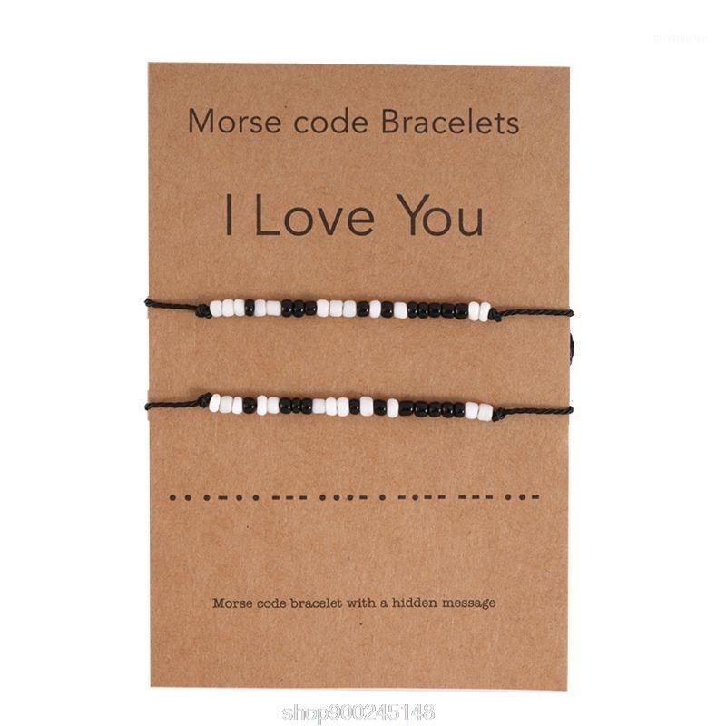 2Pcs I Love You Friendship Morse Code Dainty Beaded Bracelet with Secret Message Lover Jewelry Gifts N16 20 Dropshipping1
2Pcs I Love You Friendship Morse Code Dainty Beaded Bracelet with Secret Message Lover Jewelry Gifts N16 20 Dropshipping1
