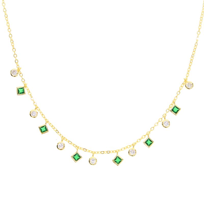 2020 Fashion Green Tiny Square Circle Pendant Necklace Cute Lady Girl Party Small Square Choker Fine Dangle Jewelry Paved CZ ACC
2020 Fashion Green Tiny Square Circle Pendant Necklace Cute Lady Girl Party Small Square Choker Fine Dangle Jewelry Paved CZ ACC