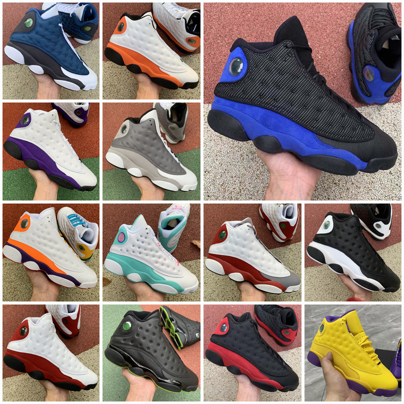 Playground Jumpman 13 13s Women Men Basketball Shoes Flint Cap and Gown Island Green Bred court purple Aurora Green Wolf grey melo Sneakers, As photo 40
Playground Jumpman 13 13s Women Men Basketball Shoes Flint Cap and Gown Island Green Bred court purple Aurora Green Wolf grey melo Sneakers, As photo 40