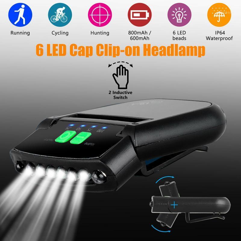 6 LED Clip-on Hat Sensory Headlight Light Cap Hat Lamp Headlamp USB Rechargeable Head Lamp Lights Outdoor1
6 LED Clip-on Hat Sensory Headlight Light Cap Hat Lamp Headlamp USB Rechargeable Head Lamp Lights Outdoor1