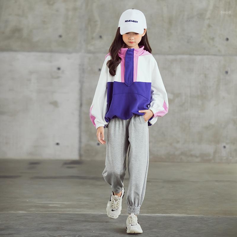 Spring Kids Girls Sport Suit Loose Hoodie Sweatshirt+pant Jogger Training Running Workout Casual Set Sportswear Tracksuit1, Purple
Spring Kids Girls Sport Suit Loose Hoodie Sweatshirt+pant Jogger Training Running Workout Casual Set Sportswear Tracksuit1, Purple