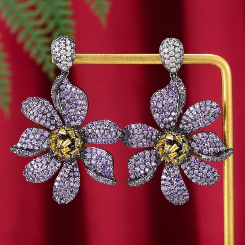 GODKI Luxury African Party Flower Dangle Earring For Women Wedding Cubic Zirconia Crystal DUBAI Bridal Earring Jewelry 2021
GODKI Luxury African Party Flower Dangle Earring For Women Wedding Cubic Zirconia Crystal DUBAI Bridal Earring Jewelry 2021