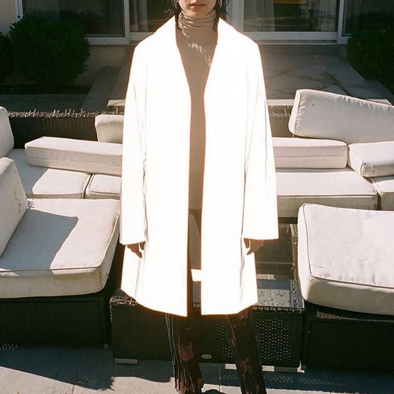 New 2020 Autumn Winter Women Jackets Turn-drown Collar Reflective Chic Fashionable Elegant Casual Long Coat Outerwear#G30, Gray
New 2020 Autumn Winter Women Jackets Turn-drown Collar Reflective Chic Fashionable Elegant Casual Long Coat Outerwear#G30, Gray