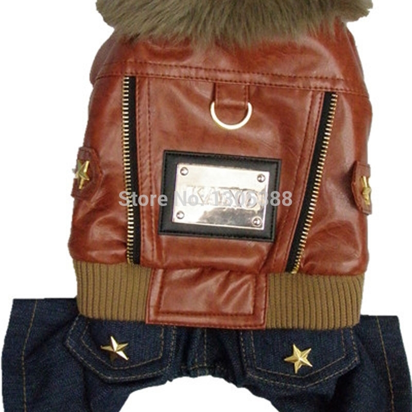Coffee Russia Leather Punk Style Pet Dogs Coat Small Dog Jacket Coat New Dogs Clothing 201030
Coffee Russia Leather Punk Style Pet Dogs Coat Small Dog Jacket Coat New Dogs Clothing 201030