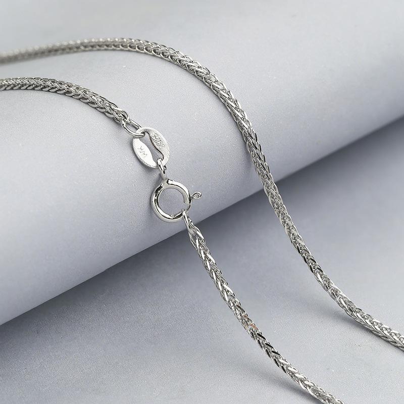 Fancy S925 Silver Female Sweater Chain Necklace 40CM/45CM Chain Anniversary Jewelry White Gold Color
Fancy S925 Silver Female Sweater Chain Necklace 40CM/45CM Chain Anniversary Jewelry White Gold Color