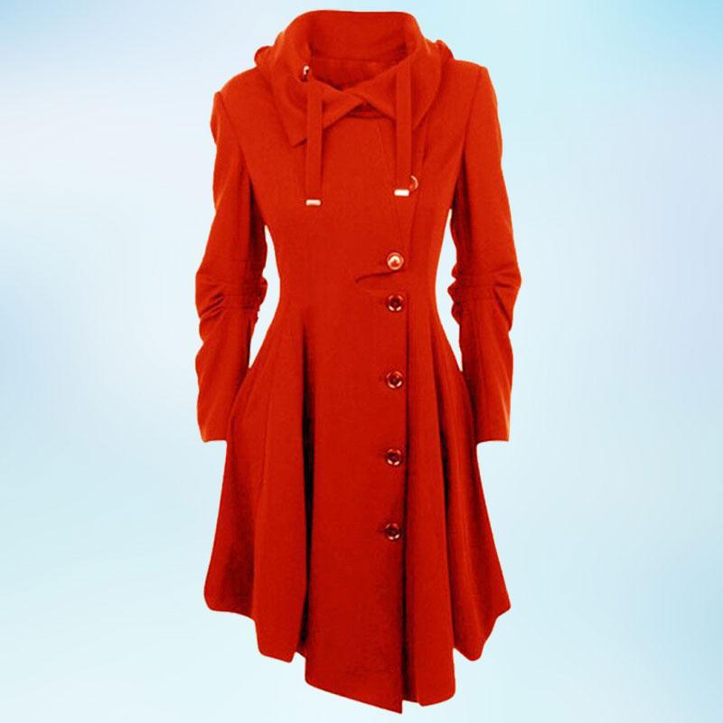 Long Solid Color Single-Breasted Hooded Woolen Coat Autumn And Winter Fashion Casual Thick Jacket Women' Clothes, Black
Long Solid Color Single-Breasted Hooded Woolen Coat Autumn And Winter Fashion Casual Thick Jacket Women' Clothes, Black