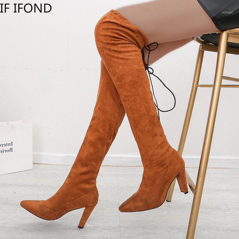 IF IFOND 2020 Hot Selling Fashion Women Over-the-Knee Boots Sexy Slim Slip-On Flock High Heels Winter Shoes Plus Size 35-431, Black
IF IFOND 2020 Hot Selling Fashion Women Over-the-Knee Boots Sexy Slim Slip-On Flock High Heels Winter Shoes Plus Size 35-431, Black