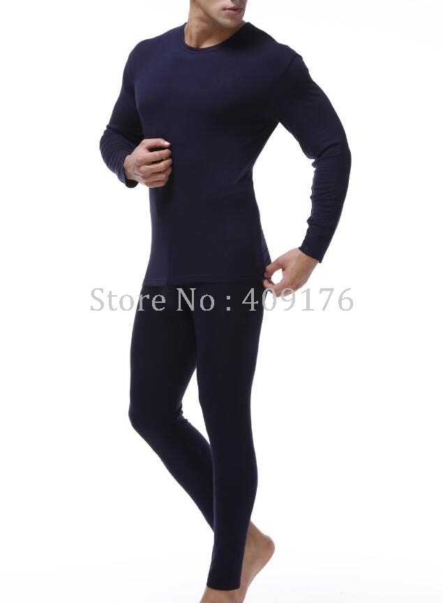 Modal Long Johns Men Thermal Underwear Set PRAYGER Plus Size 7XL Warm Body Thin Underwear Suit 201125