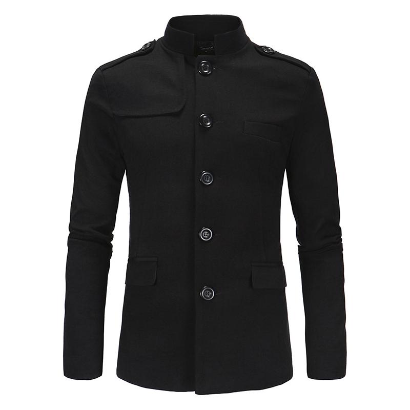 Men Fashion Blazers Stand Collar Business Work Party Prom New Casual Suit Jacket Mao Style Slim Fit Youth Daily Life Gray Black
Men Fashion Blazers Stand Collar Business Work Party Prom New Casual Suit Jacket Mao Style Slim Fit Youth Daily Life Gray Black