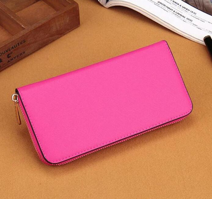 2020 free shipping Wholesale lady long wallet multicolor coin purse Card holder original women classic zipper pocke A12