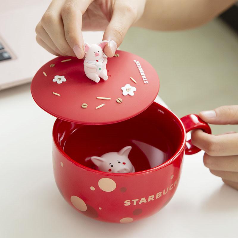 The 350ml Pig Starbucks Cups Ceramics Cute Little Pig Coffee Mug 2019 New Years Chinese Zodiac Little Pig Cup For Gift, Red 
The 350ml Pig Starbucks Cups Ceramics Cute Little Pig Coffee Mug 2019 New Years Chinese Zodiac Little Pig Cup For Gift, Red