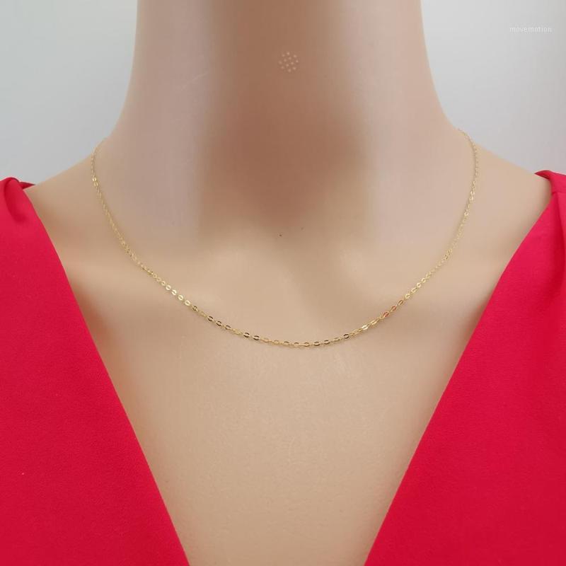 Genuine 18K solid real gold chain necklace O shape cross AU750 necklace fully gold chain 1.2mm width1
Genuine 18K solid real gold chain necklace O shape cross AU750 necklace fully gold chain 1.2mm width1