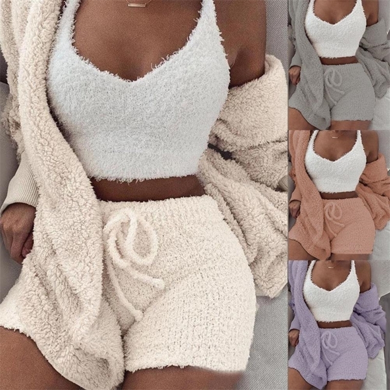 3Pcs Women Autumn Plush Sexy Crop Top Long Sleeve Coat Drawstring Shorts Suit Women' Hooded Sports Suits Sexy Sportswear Tracks 201104, Orange
3Pcs Women Autumn Plush Sexy Crop Top Long Sleeve Coat Drawstring Shorts Suit Women' Hooded Sports Suits Sexy Sportswear Tracks 201104, Orange