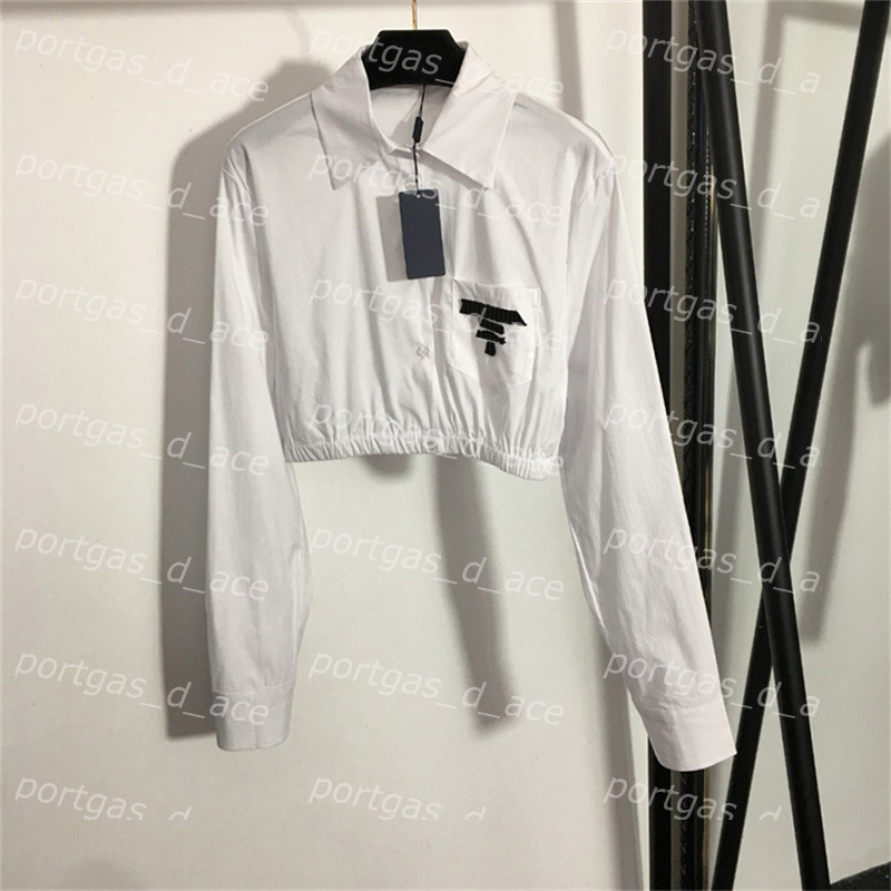 Flocking Letter Pocket Shirts High Waist Long Sleeve Cropped Shirt Womens Street Style Tops, Blue with label
Flocking Letter Pocket Shirts High Waist Long Sleeve Cropped Shirt Womens Street Style Tops, Blue with label