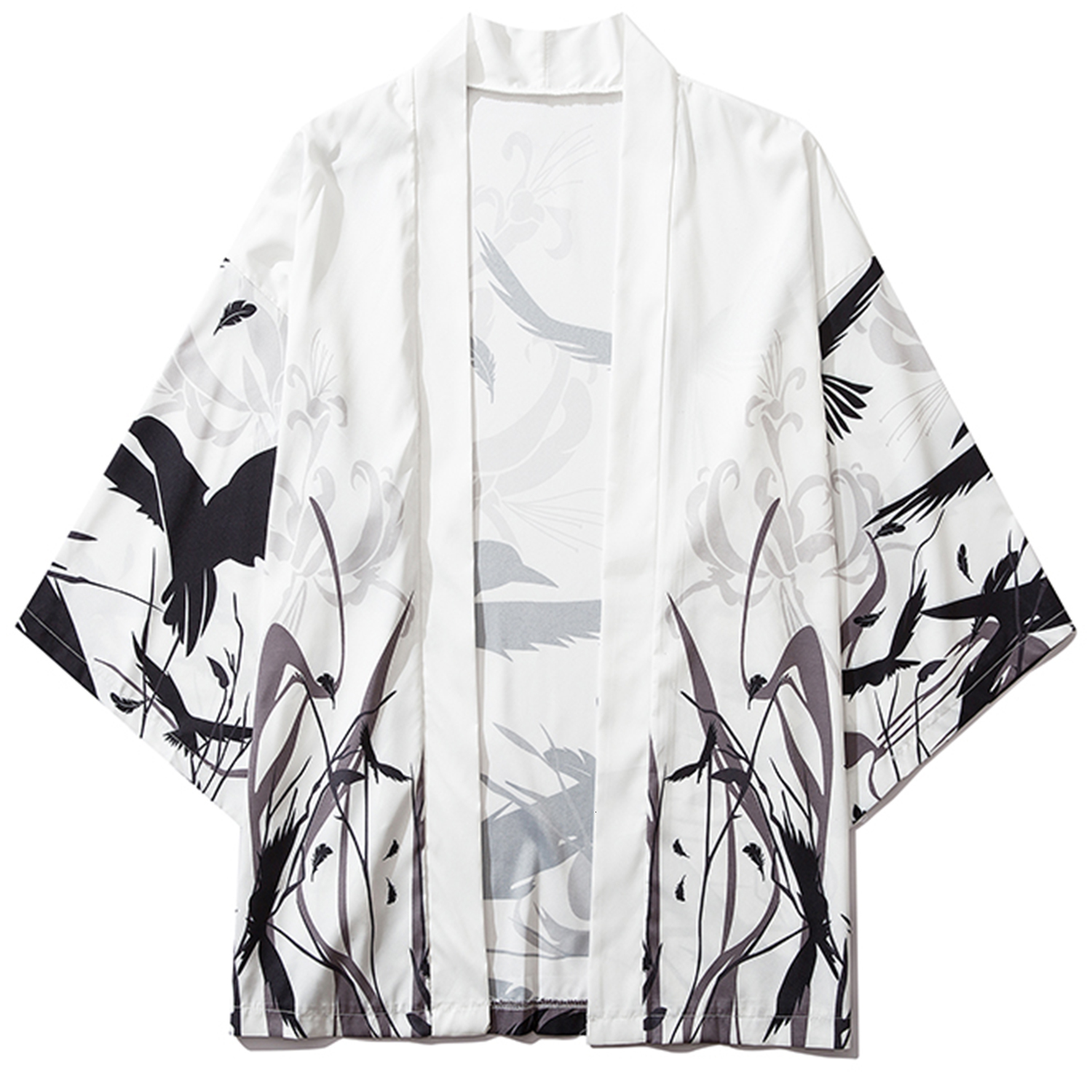 2021 New Aelfric Eden Group Swallow Print Shirts Summer Japanese Jackets Men Hip Hop Loose Streetwea Open Front Coat Kimono Iwmj, White
2021 New Aelfric Eden Group Swallow Print Shirts Summer Japanese Jackets Men Hip Hop Loose Streetwea Open Front Coat Kimono Iwmj, White