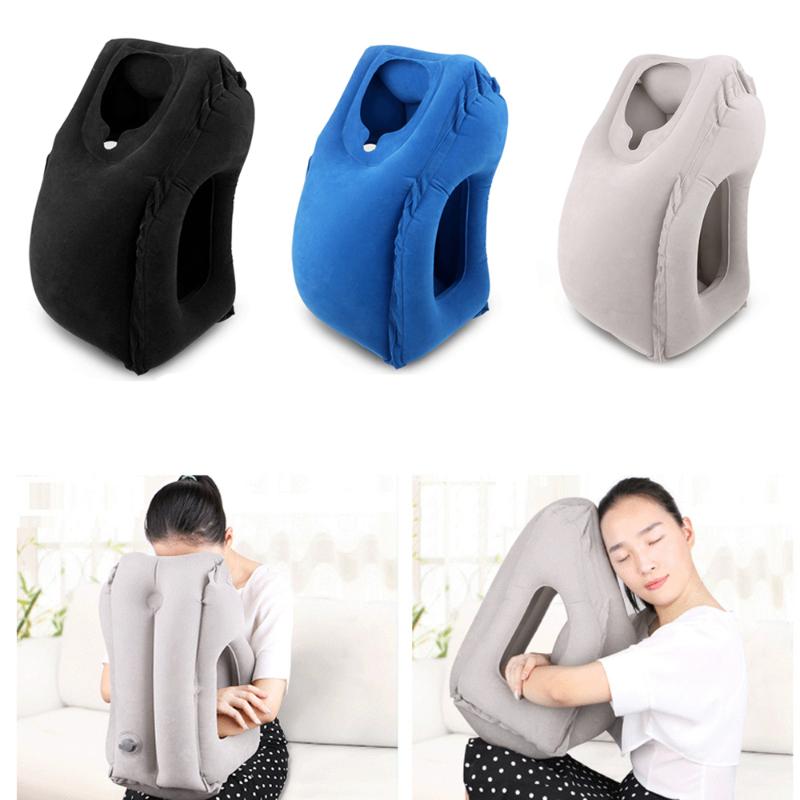 Inflatable Travel Pillow Portable Air Soft Cushion Head Neck Rest Pillow Airplane Fully Support Fast Inflating Nap Sleep
Inflatable Travel Pillow Portable Air Soft Cushion Head Neck Rest Pillow Airplane Fully Support Fast Inflating Nap Sleep