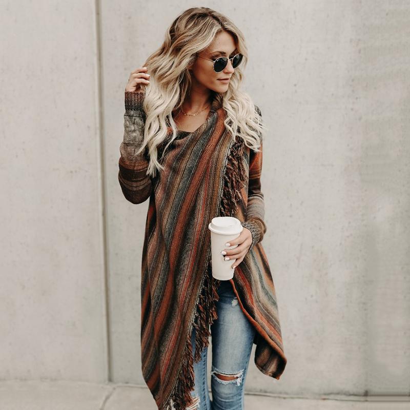 Irregular Coat Tassel Autumn Winter Knitted Cardigan Women Geometric Printed Long Sleeve Loose Women' Sweaters WS4250V, Gray
Irregular Coat Tassel Autumn Winter Knitted Cardigan Women Geometric Printed Long Sleeve Loose Women' Sweaters WS4250V, Gray
