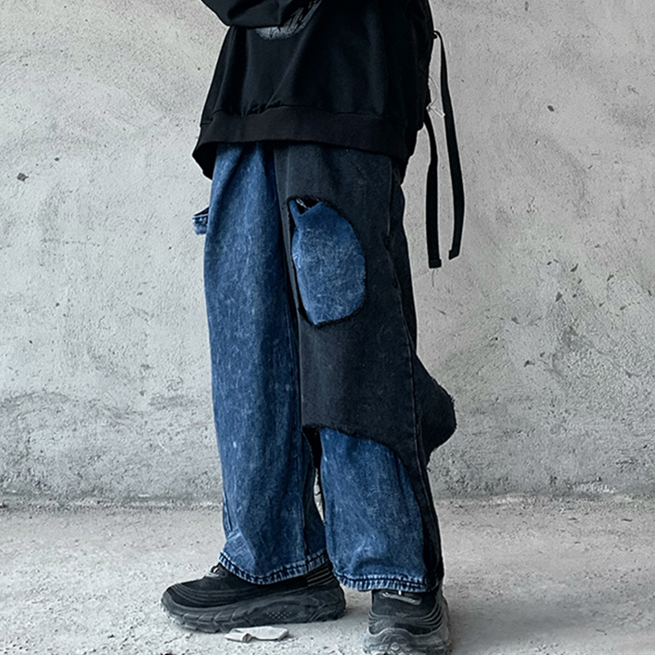 2021 New Hip Hop Straight Streetwear Patchwork Color Block Jeans Pants Vintage Harajuku Oversized Loose Joggers Men Trousers 2eov, Black
2021 New Hip Hop Straight Streetwear Patchwork Color Block Jeans Pants Vintage Harajuku Oversized Loose Joggers Men Trousers 2eov, Black