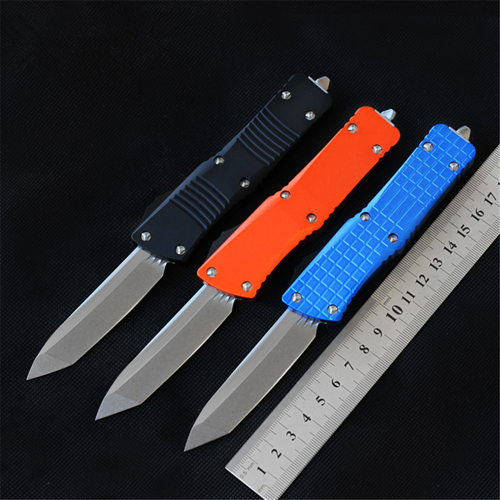 Three kinds style aluminum knife D2 double action EDC pocket defense camping tactical knife self-defense outdoor survival kitchen tool knife
Three kinds style aluminum knife D2 double action EDC pocket defense camping tactical knife self-defense outdoor survival kitchen tool knife