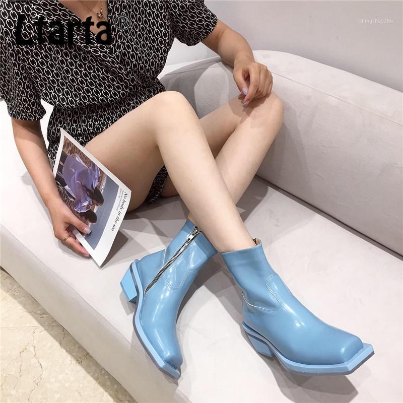 LTARTA Women's Boots 2020 Square Head Women's Shoes Boots Side Chunky Heel Semi-High Heeled Short -235-11, Black
LTARTA Women's Boots 2020 Square Head Women's Shoes Boots Side Chunky Heel Semi-High Heeled Short -235-11, Black