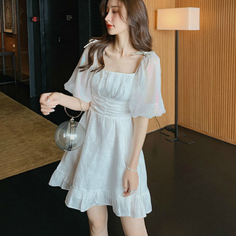 2021 New French Women Elegant Sleeve Mini Fairy Summer Korean Japan Style Kawaii Vintage Retro White Raiow 1wbp
2021 New French Women Elegant Sleeve Mini Fairy Summer Korean Japan Style Kawaii Vintage Retro White Raiow 1wbp