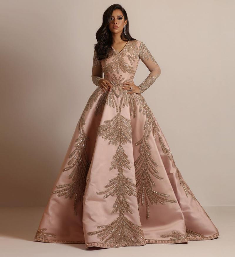 Casual Dresses Fashion Shiny Prom Gowns Women Maxi Dress Stamping Sexy V-neck Long Sleeve A-line Luxury Lady Evening Party Big Swing Robe, Gold
Casual Dresses Fashion Shiny Prom Gowns Women Maxi Dress Stamping Sexy V-neck Long Sleeve A-line Luxury Lady Evening Party Big Swing Robe, Gold