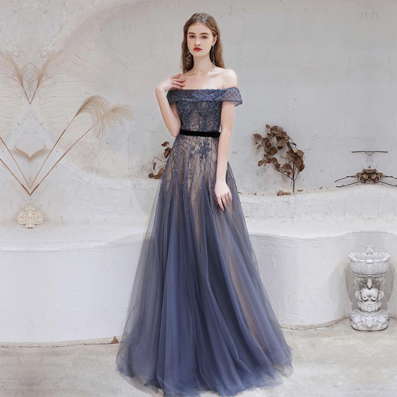 Dubai Dark Blue Evening Dresses 2021 New Arrivals Luxury Beaded Beading Formal Gown for Women, Same as picture
Dubai Dark Blue Evening Dresses 2021 New Arrivals Luxury Beaded Beading Formal Gown for Women, Same as picture