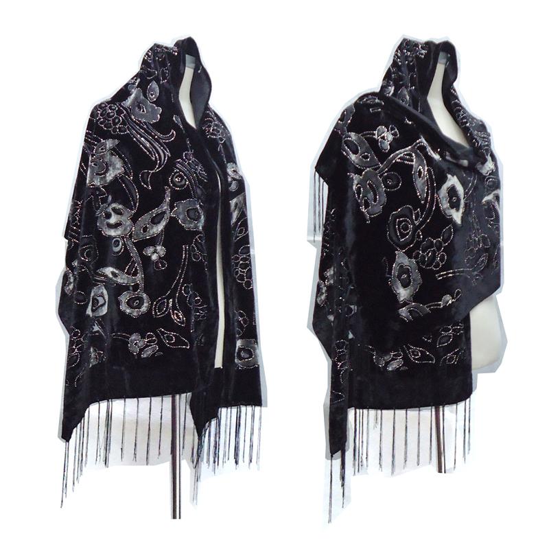 Scarves Arrival Burnout Velvet Winter Scarf Hijab Glitter Floral ShawlS For Wedding Black Head Ponchos Women
Scarves Arrival Burnout Velvet Winter Scarf Hijab Glitter Floral ShawlS For Wedding Black Head Ponchos Women