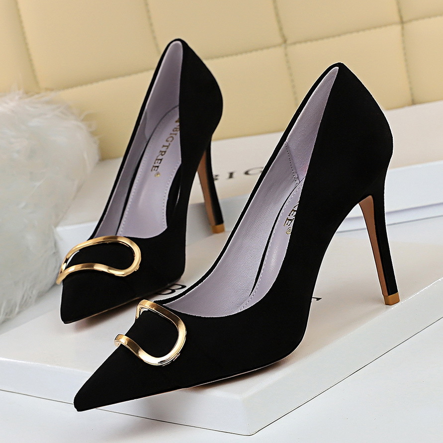 BIGTREE Branded high heels Women's shoes sexy pointed toe woman pumps elegant fashion wedding shoes Stiletto shoes big size, Black
BIGTREE Branded high heels Women's shoes sexy pointed toe woman pumps elegant fashion wedding shoes Stiletto shoes big size, Black