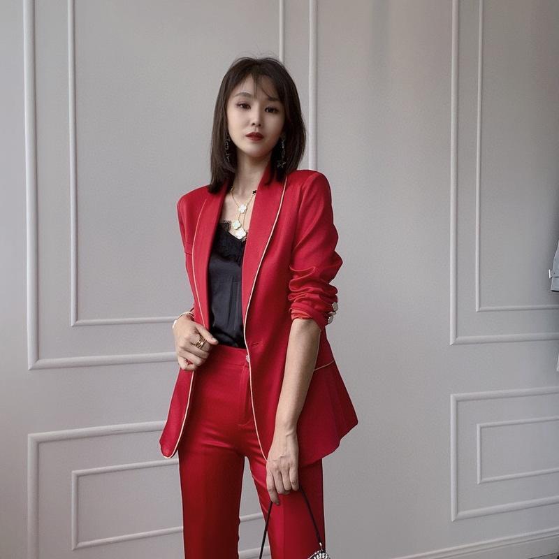 of professional leisure suit wholesale 2020 qiu dong outfit new suit female commuter wind cultivate morality, Black
of professional leisure suit wholesale 2020 qiu dong outfit new suit female commuter wind cultivate morality, Black