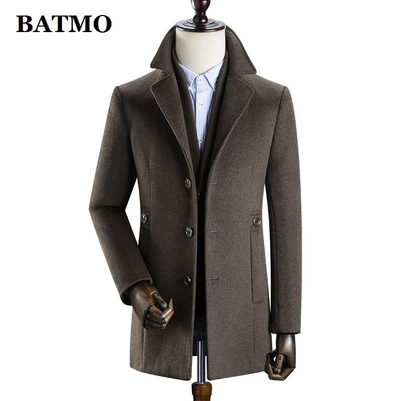 BATMO 2020 new arrival winter high quality wool thicked trench coat men,men's wool thicked jackets ,k627, Black
BATMO 2020 new arrival winter high quality wool thicked trench coat men,men's wool thicked jackets ,k627, Black