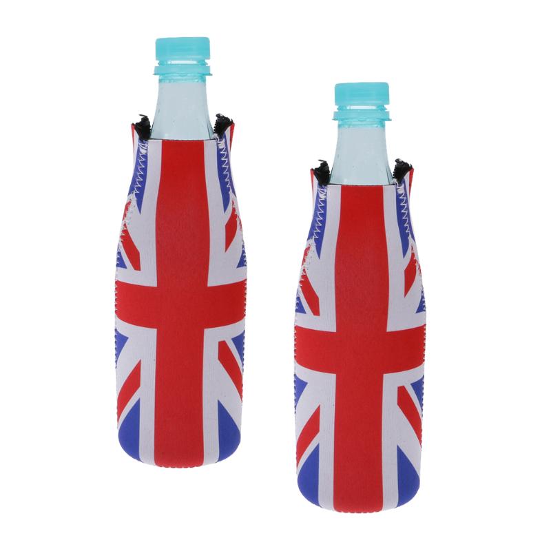 2pcs Beer Bottle Freezer Bag UK Flag Pattern Wine Bottle Cooler Sleeve Holder Ice Bag Beer Cooling Carrier Portable Party Favor
2pcs Beer Bottle Freezer Bag UK Flag Pattern Wine Bottle Cooler Sleeve Holder Ice Bag Beer Cooling Carrier Portable Party Favor