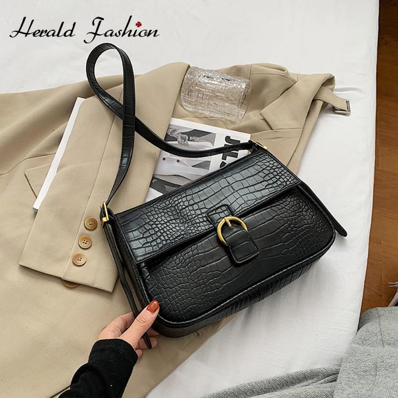 PU Leather Crocodile Crossbody Bags for Women 2021 Female Black Handbags Small Shoulder Purses Ladies New Fashion, As photo
PU Leather Crocodile Crossbody Bags for Women 2021 Female Black Handbags Small Shoulder Purses Ladies New Fashion, As photo