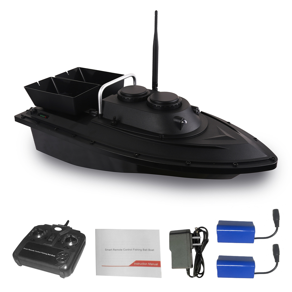 D11 RC Boat Fish Finder Fishing Bait Boat 1.5kg Loading 500m Remote Control Fixed Speed 2 Battery 2 Motors 2 Bait Bin LED Light, Black
D11 RC Boat Fish Finder Fishing Bait Boat 1.5kg Loading 500m Remote Control Fixed Speed 2 Battery 2 Motors 2 Bait Bin LED Light, Black