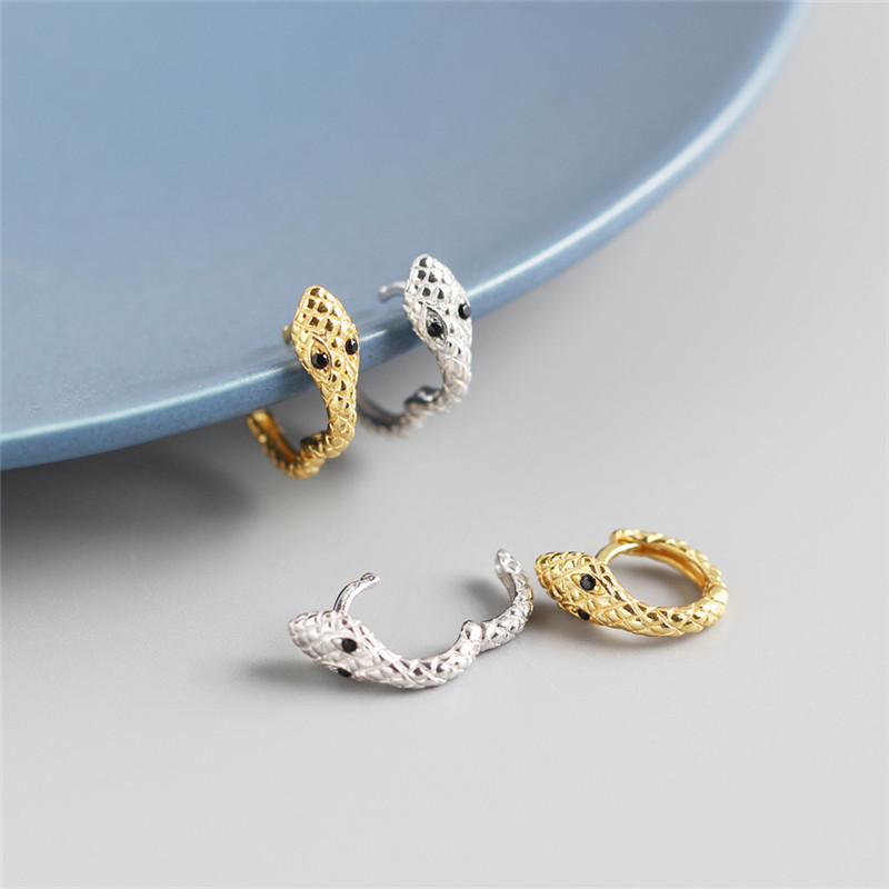 Februaryfrost Brand Designer 100% 925 Sterling Silver Animal Snake Stud Earrings for Women Fashion Designer Simple Earrings European Stytle
Februaryfrost Brand Designer 100% 925 Sterling Silver Animal Snake Stud Earrings for Women Fashion Designer Simple Earrings European Stytle