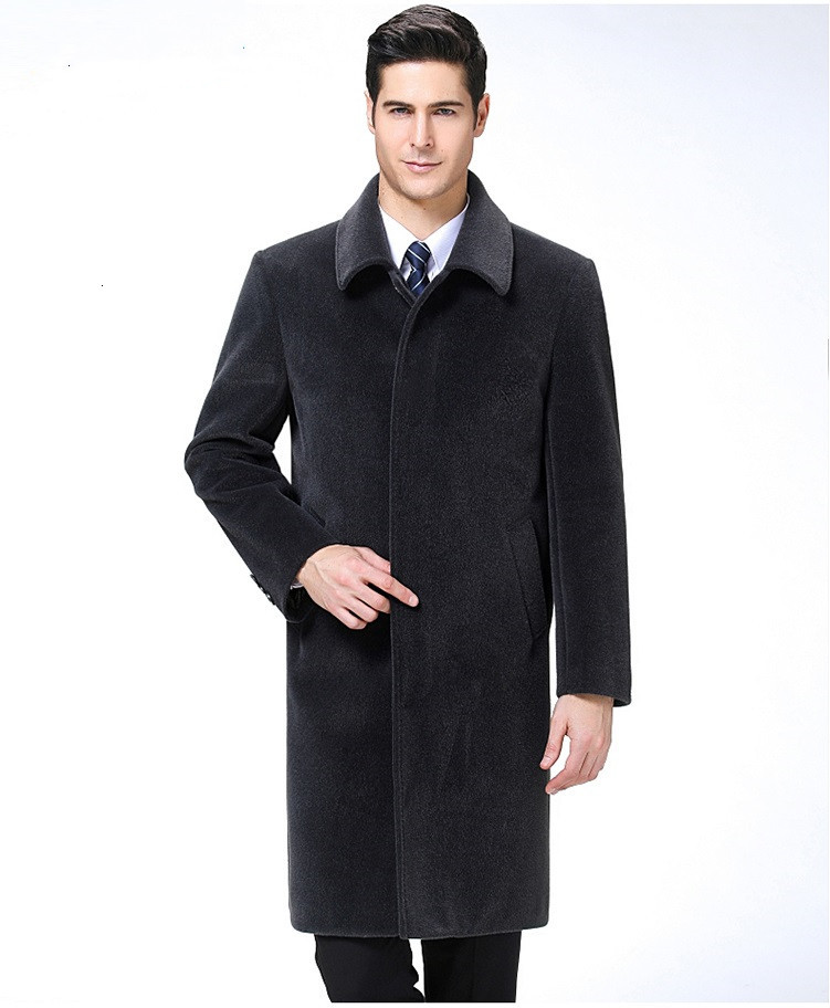 2021 New Arrival Autumn `winter Cashmere Long Quality Man, Men's Jackets, Single-breasted Warm Coat Men, Addition MHPZ, Black
2021 New Arrival Autumn `winter Cashmere Long Quality Man, Men's Jackets, Single-breasted Warm Coat Men, Addition MHPZ, Black