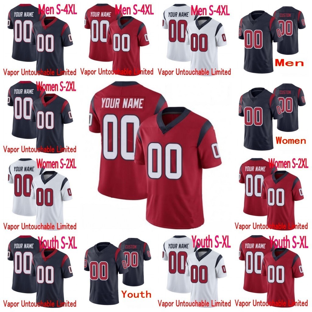 Custom Football Jerseys Michael Thomas DeAndre Hopkins Deshaun Watson J.J. Watt Tyrann Mathieu Men Women Kids, Black;red
Custom Football Jerseys Michael Thomas DeAndre Hopkins Deshaun Watson J.J. Watt Tyrann Mathieu Men Women Kids, Black;red