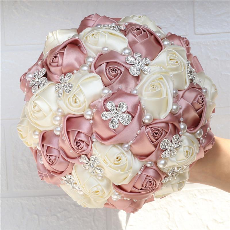 18cm Holding Wedding Rose Flowers Bridal Bridesmaid Sister Bouquets Artificial Satin Bouquet Pearls De Mariage Ramo De Boda W224, White
18cm Holding Wedding Rose Flowers Bridal Bridesmaid Sister Bouquets Artificial Satin Bouquet Pearls De Mariage Ramo De Boda W224, White
