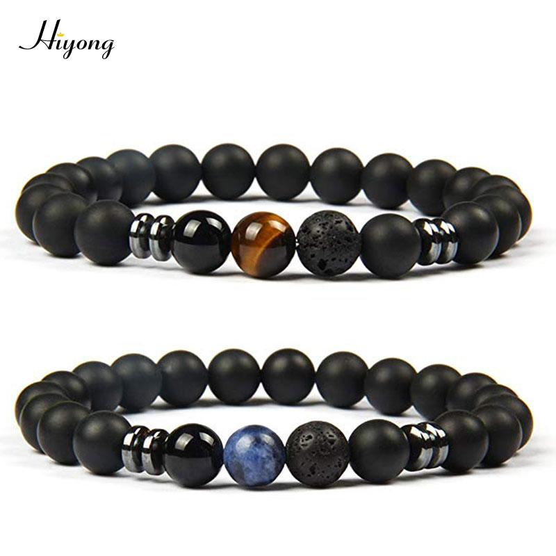 Natural Stone Beads Men Women Bracelets Lucky Charm Matte Black Lava Stone Bracelets Hematite Tiger Eye Elastic Rope Jewelry Gif
Natural Stone Beads Men Women Bracelets Lucky Charm Matte Black Lava Stone Bracelets Hematite Tiger Eye Elastic Rope Jewelry Gif